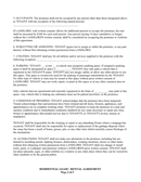 Residential lease / rental agreement page 2 preview