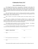 Release and Hold Harmless Agreement page 1 preview