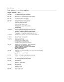 Event Schedule Template - download free documents for PDF, Word and Excel