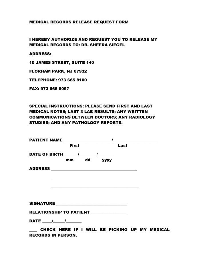 free-printable-medical-records-request-form