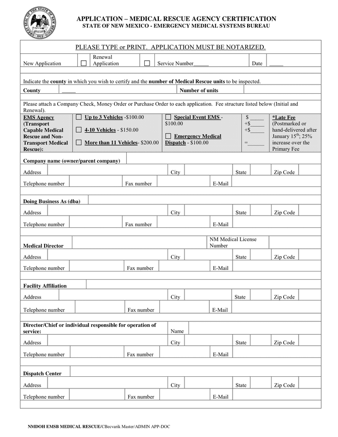 medical-rescue-application-form-in-word-and-pdf-formats