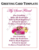 Greeting Card Template page 1 preview