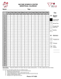Menstrual calendar in Word and Pdf formats