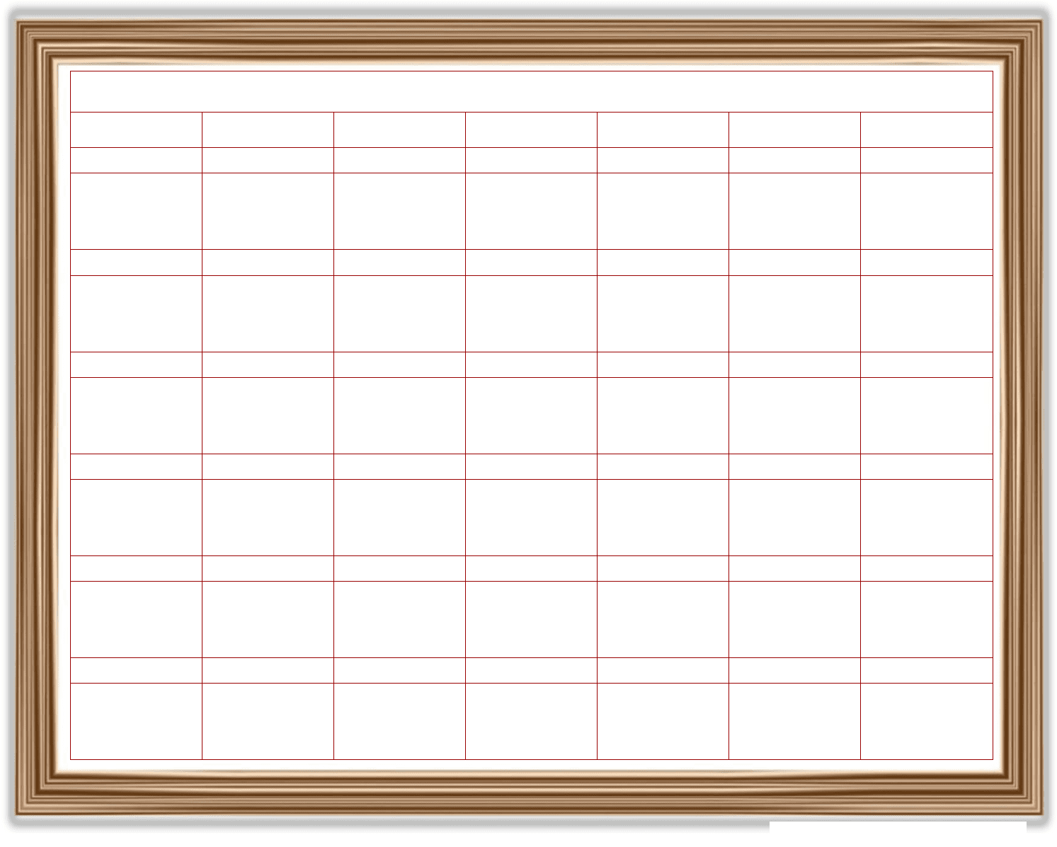2016 monthly calendar in word and pdf formats