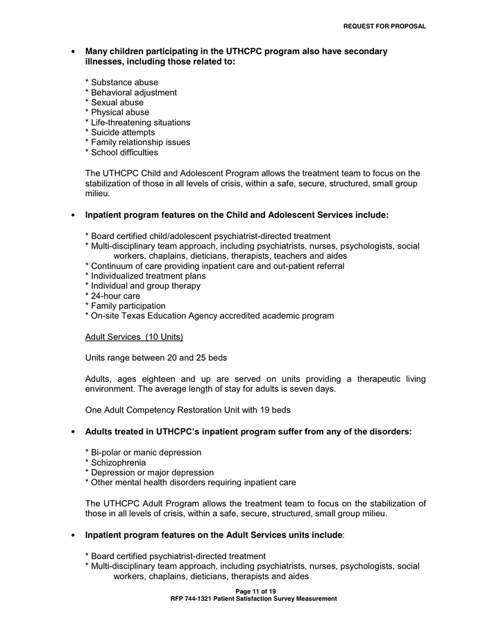 Request for proposal in Word and Pdf formats - page 13 of 32