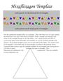 Hexaflexagon Template in Word and Pdf formats