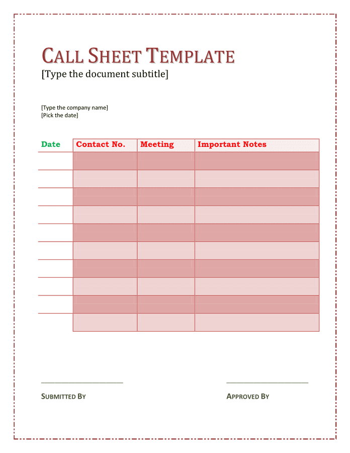 call-sheet-template-in-word-and-pdf-formats