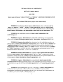 Memorandum of agreement page 1 preview