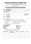 Biodata Form page 1 preview