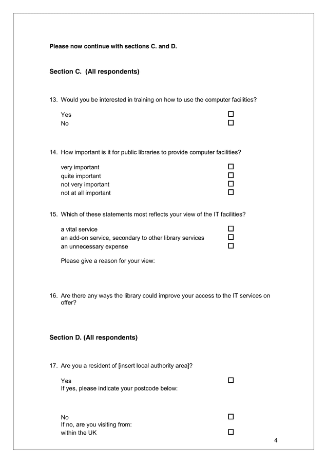 how to write questionnaire introduction