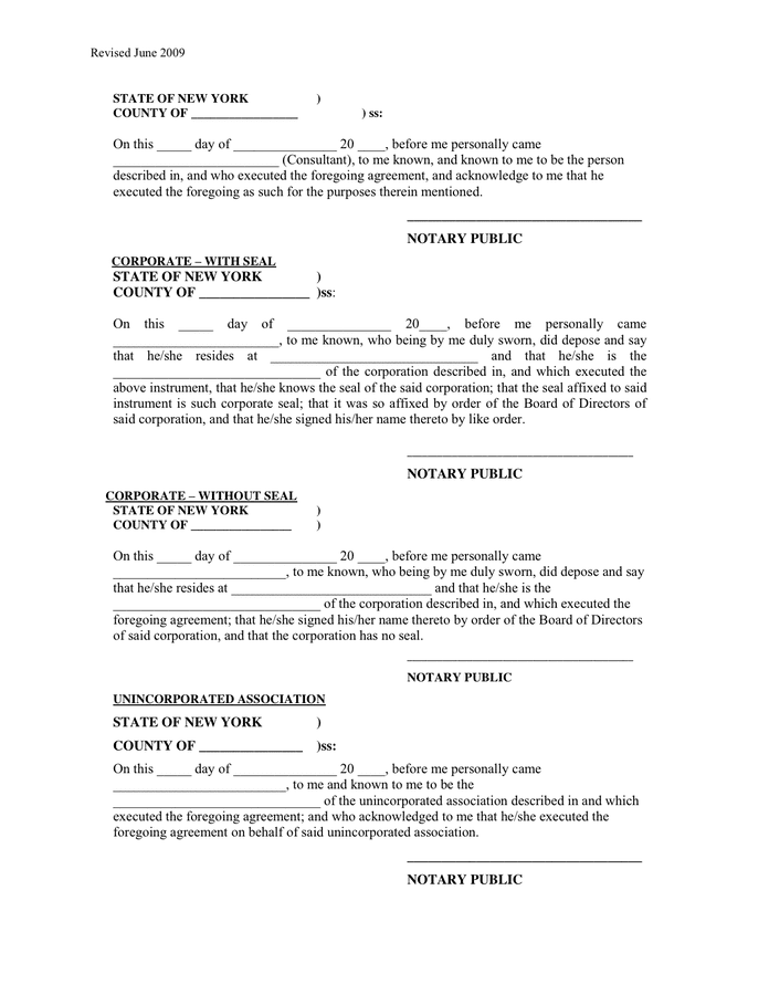 Consultant contract agreement in Word and Pdf formats - page 4 of 5