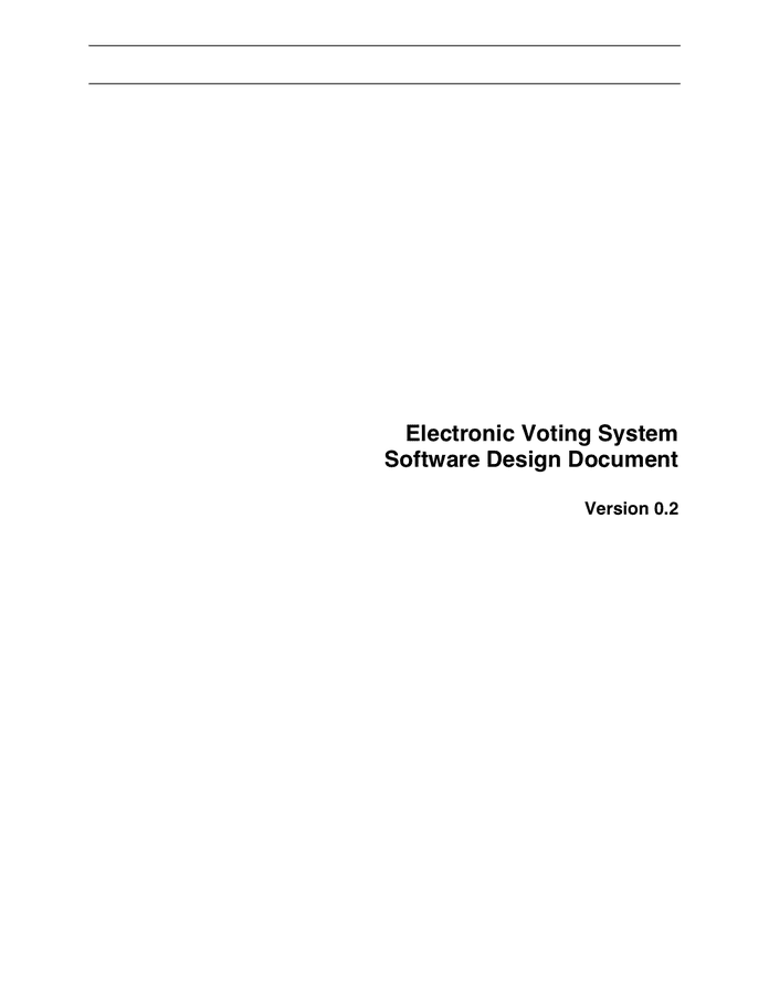 Software Design Document - Download Free Documents For PDF, Word And Excel