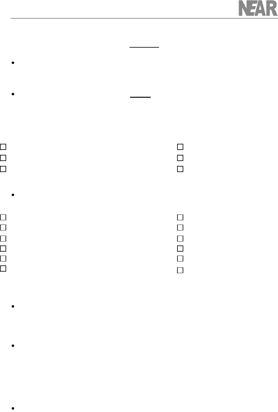 NEAR Presentation Evaluation Form