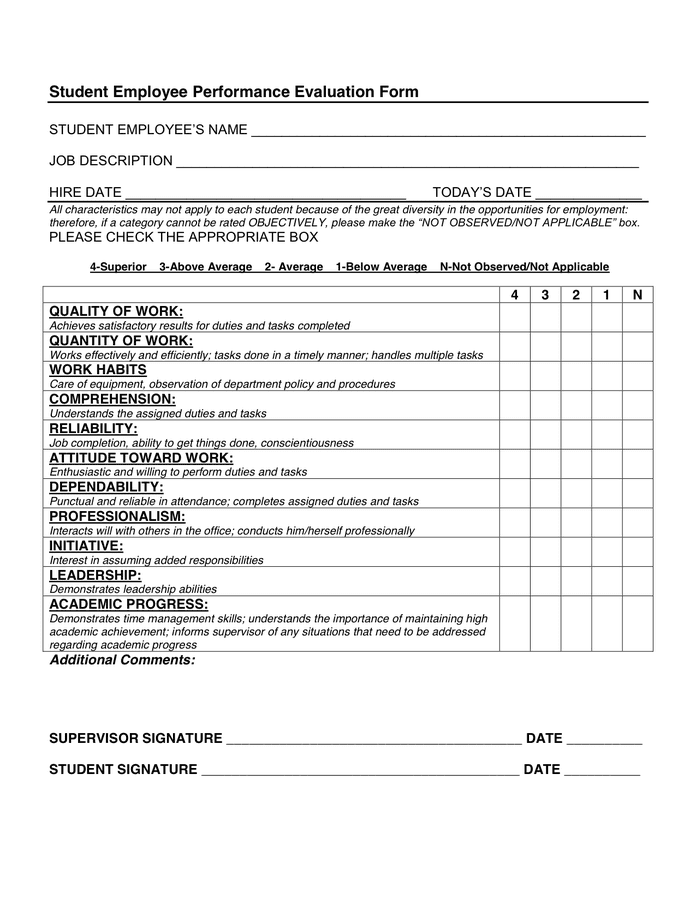 short-service-employee-evaluation-form-2022-employeeform