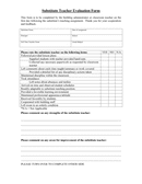 teacher evaluation form