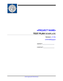 Test Plan Template - download free documents for PDF, Word and Excel