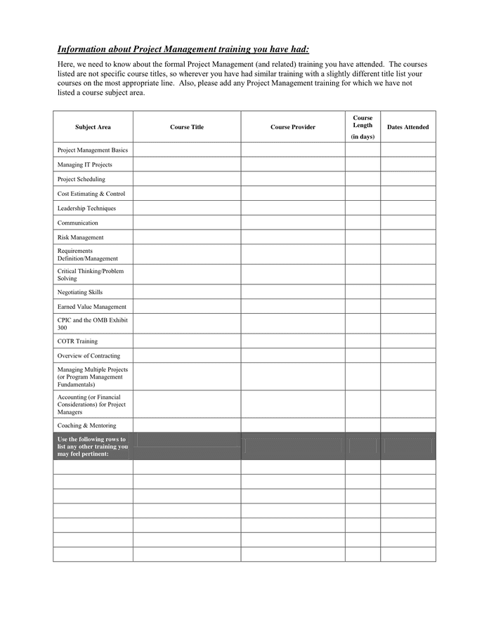 Sample Resume In Word And Pdf Formats Page 4 Of 4