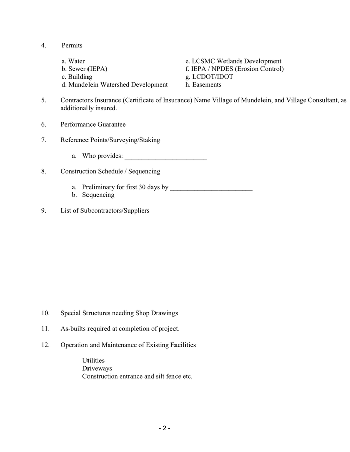 Event agenda template in Word and Pdf formats - page 2 of 4