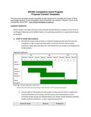 Competitive Grant Proposal Templates page 1 preview