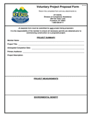 Project Proposal Form page 1 preview