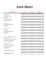 Profit and Loss Sheet in Word and Pdf formats