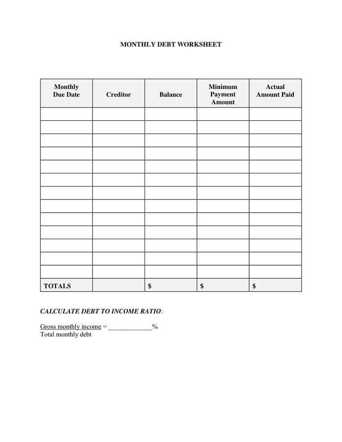 HOME OWNERSHIP BUDGET in Word and Pdf formats page 2 of 2