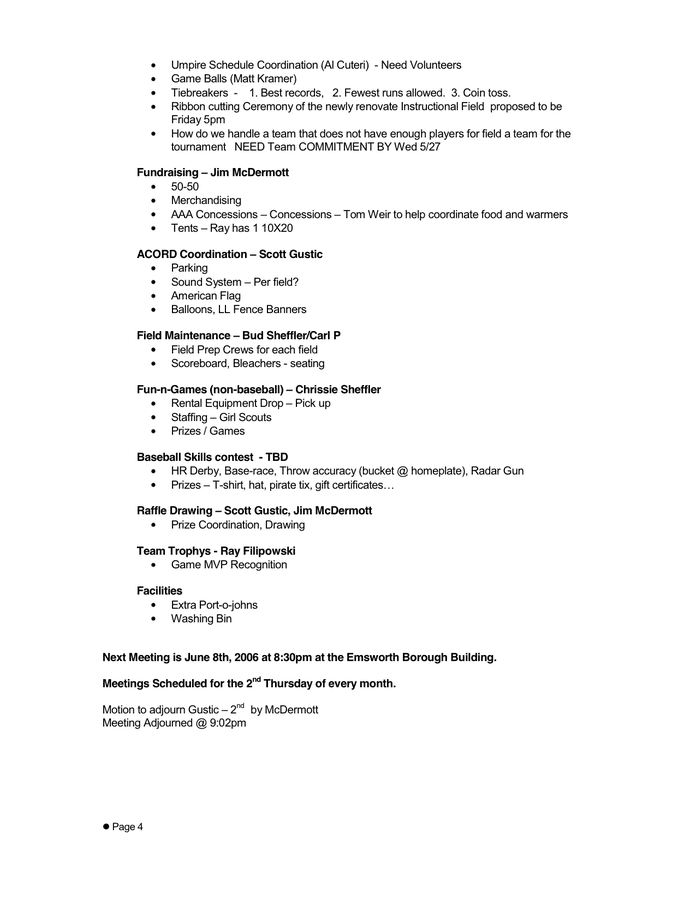 Professional Memo in Word and Pdf formats - page 4 of 4