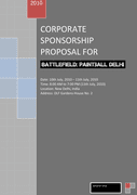 CORPORATE SPONSORSHIP PROPOSAL page 1 preview