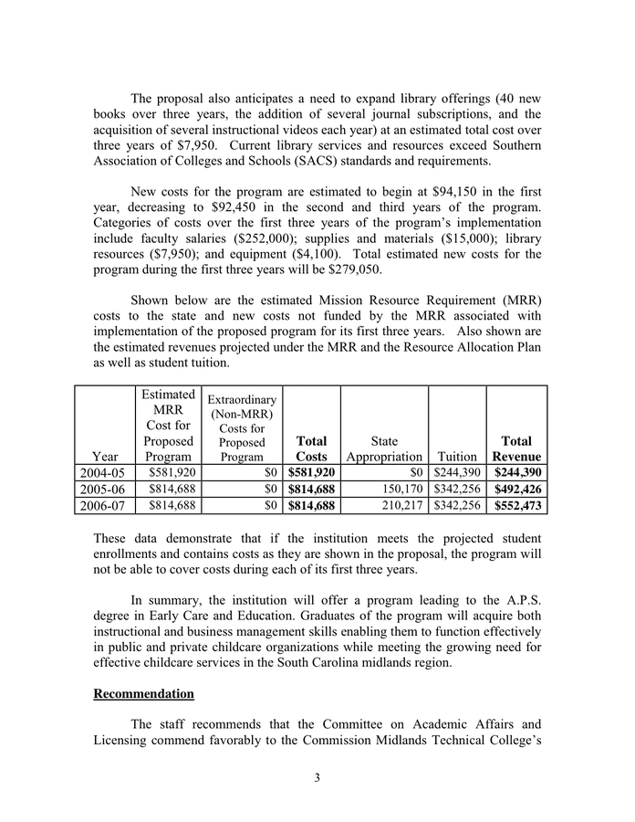 New Program Proposal in Word and Pdf formats - page 3 of 4
