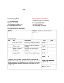 invoice sample
