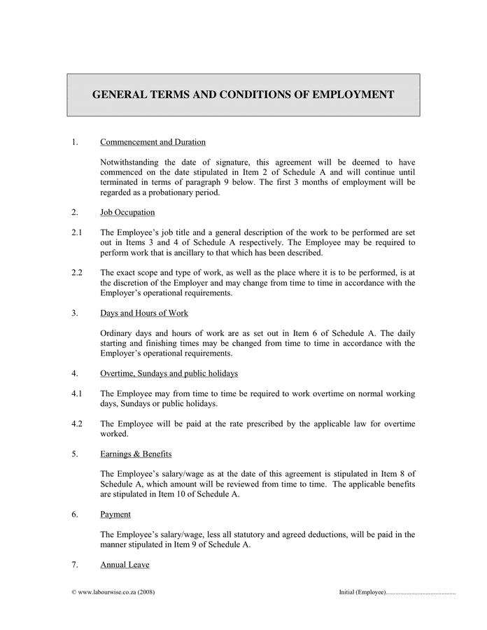 general-terms-and-conditions-of-employment-in-word-and-pdf-formats