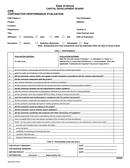 Contractor Performance Evaluation page 1 preview