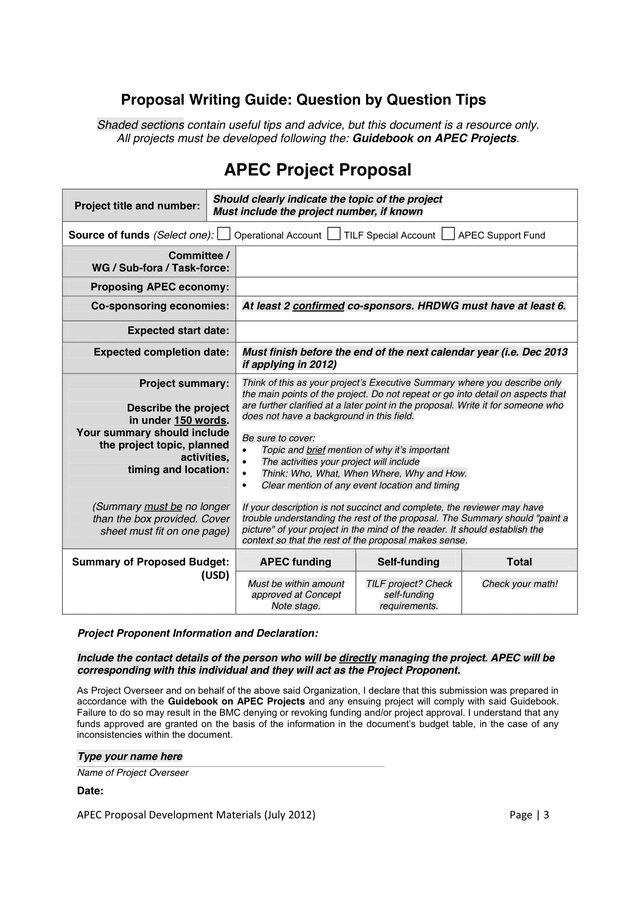 Project Proposal in Word and Pdf formats - page 5 of 18