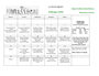 School Lunch Calendar in Word and Pdf formats