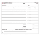 Receipt template page 1 preview