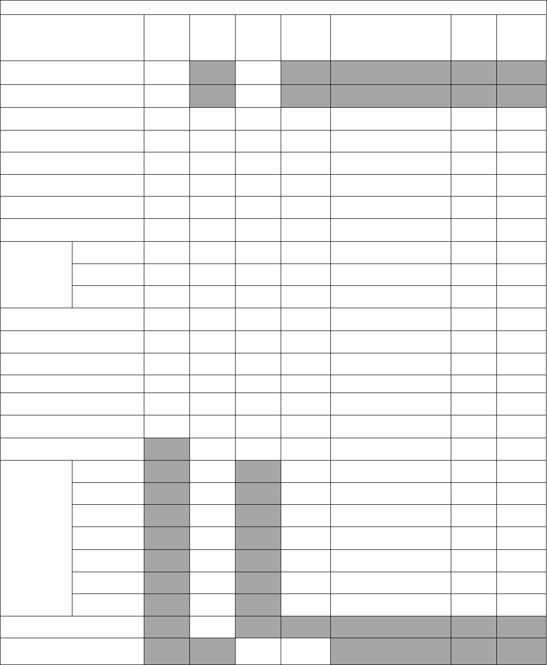 Individual Debtor Financial Statement in Word and Pdf formats - page 3 of 4