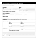 Credit Application Template page 1 preview