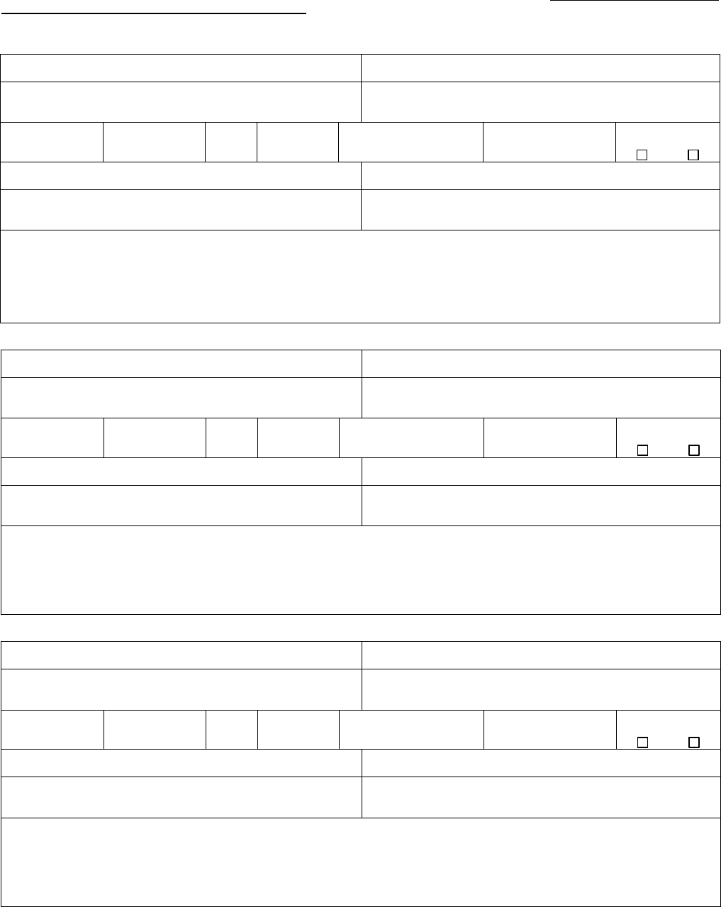 APPLICATION FOR EMPLOYMENT in Word and Pdf formats - page 5 of 7