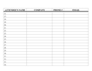 Printable sign in sheet page 2 preview