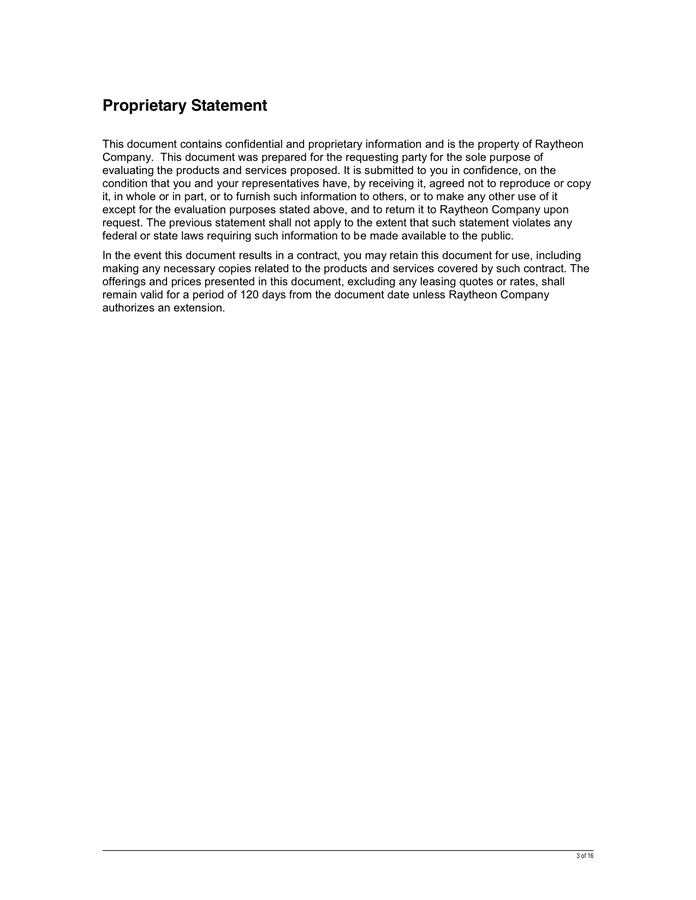 Statement of Work Template in Word and Pdf formats - page 3 of 16