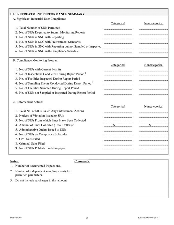 Annual Report Form in Word and Pdf formats - page 2 of 8