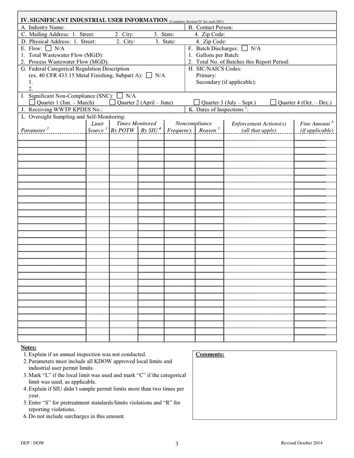 Annual Report Form in Word and Pdf formats - page 3 of 8