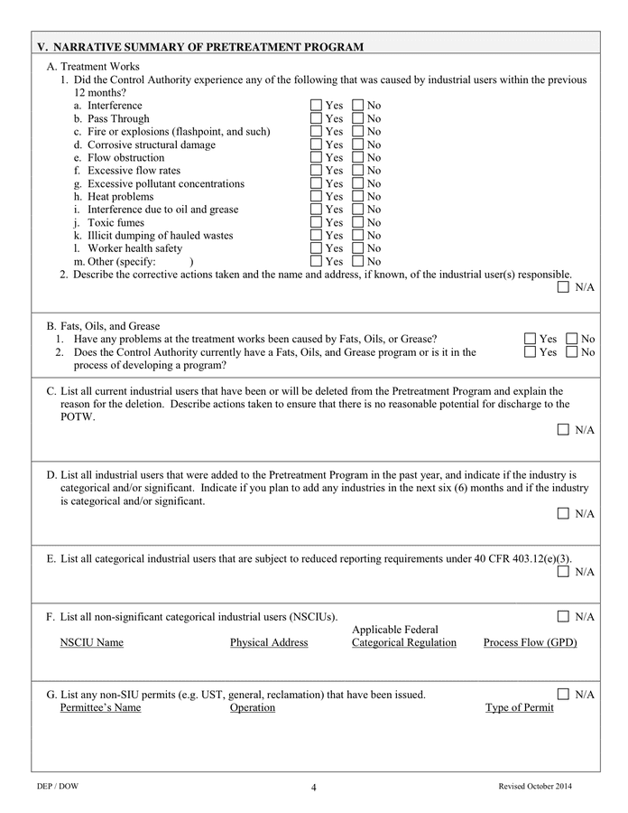 Annual Report Form in Word and Pdf formats - page 4 of 8