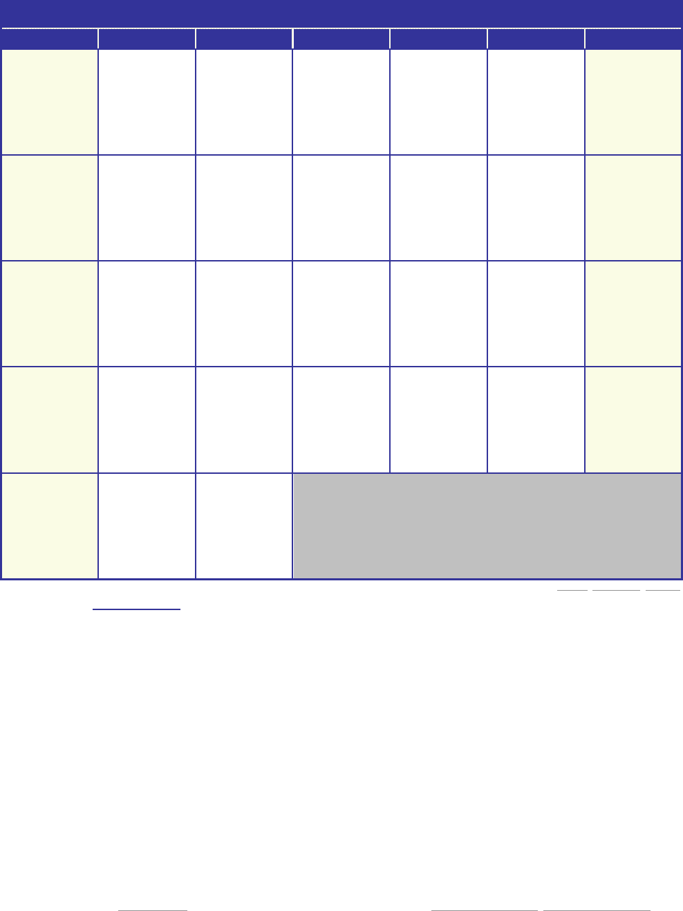 July 2018 Calendar in Word and Pdf formats