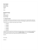 Cover letter for chronological resume page 1 preview
