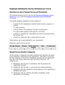 Employee satisfaction survey Word template page 1 preview