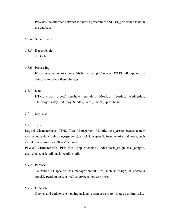 Software Design Document Template in Word and Pdf formats - page 21 of 34