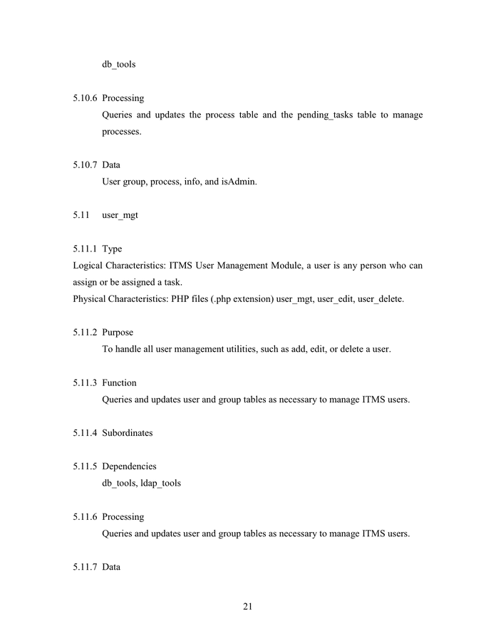 Software Design Document Template In Word And Pdf Formats - Page 23 Of 34