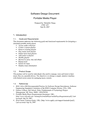 Software Design Document Sample in Word and Pdf formats