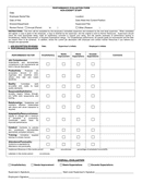 PERFORMANCE EVALUATION FORM page 1 preview